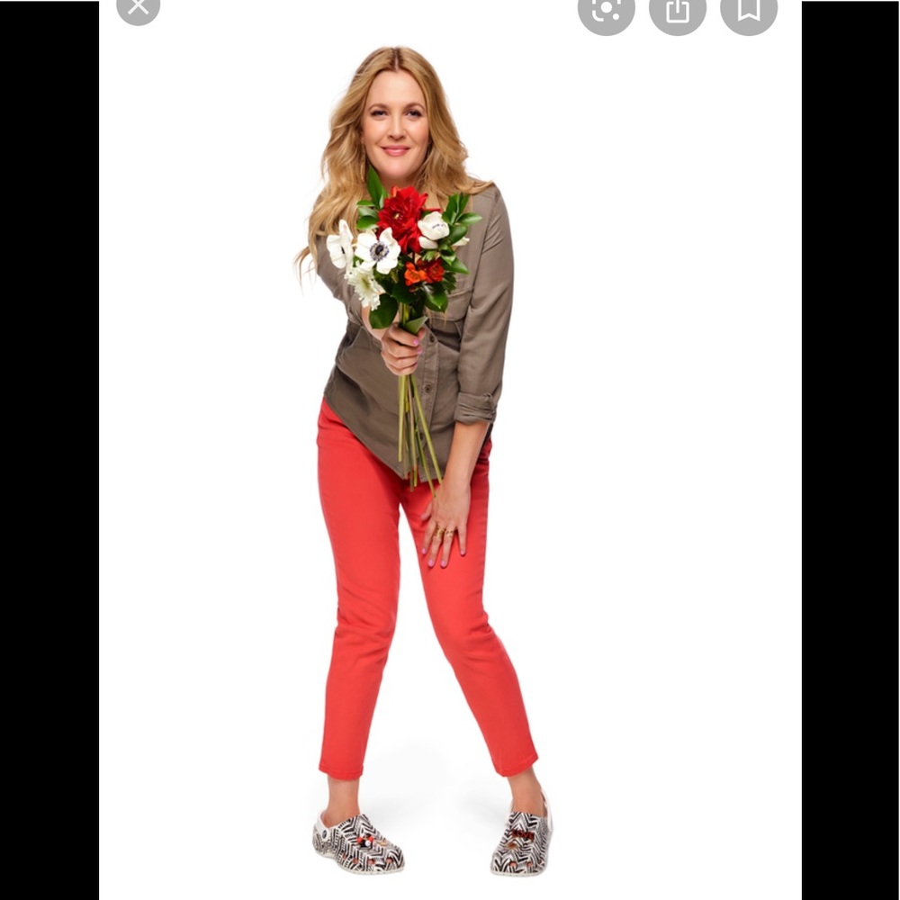CROCS X DREW BARRYMORE CHEVRON PRINT